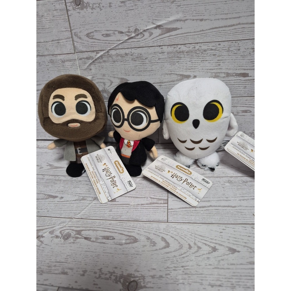 Lot Of 3 Harry Potter Plush With Tags